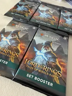 MTG *5x The Lord of the Rings: Tales of Middle-Earth Set Booster Packs* Magic - Image 2