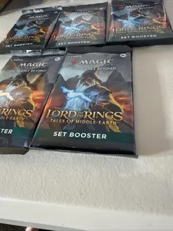 MTG *5x The Lord of the Rings: Tales of Middle-Earth Set Booster Packs* Magic - Image 3