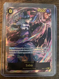 One Piece TCG SABO OP07-118 SEC ALT ART 500 Years In The Future ENGLISH - Image 1