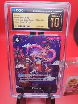Perona - OP06-093 (SP) OP06-093 The Azure Sea's Seven Foil ONE PIECE CGC10 GOLD - Image 2