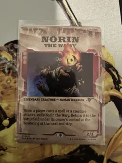 1x Norin the Wary MTG Secret Lair Drop Borderless Rare Foil NM - Image 1