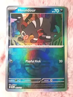 2 CARDS Pokemon TCG Poke Ball Pattern Houndour 062 Bronzor 066 Prismatic Evoluti - Image 2
