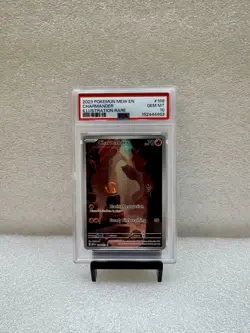 PSA 10 Charmander 168/165 Pokemon Scarlet Violet 151 Illustration Rare Card - Image 1