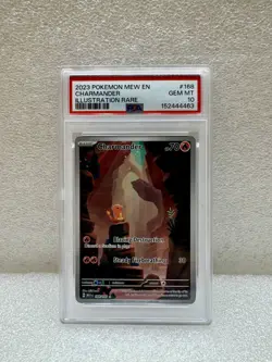 PSA 10 Charmander 168/165 Pokemon Scarlet Violet 151 Illustration Rare Card - Image 3