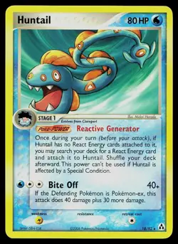 Pokemon Card Legend Maker Huntail 18/92 Rare - Image 1