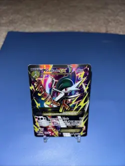 Pokemon TCG M Gallade EX Full Art Holo Rare Card 100/108 XY Roaring Skies - Image 1