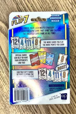 NEW Flip 7 Worlds Best Card Game USAopoly Sealed Eric Olsen - Image 2