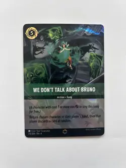 Lorcana We Don't Talk About Bruno (Enchanted) Near Mint Holofoil Ursula's Return - Image 1