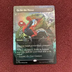 Go for the Throat (Rainbow Foil) Secret Lair Drop Foil - Image 1