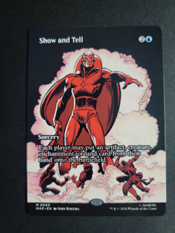 Show and Tell (Borderless) Mythic MTG Marvel Super Heroes - Image 1