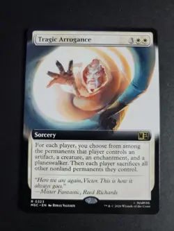 Tragic Arrogance (Extended Art) Rare Marvel Super Heroes Commander - Image 1