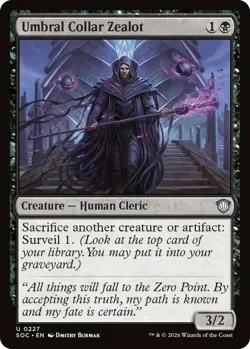 x4 Umbral Collar Zealot U MTG Commander: Secrets of Strixhaven M/NM, English - Image 1