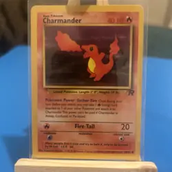 Pokemon Charmander Team Rocket Card 50/82 Common Unlimited Edition LP - Image 1