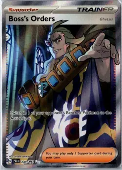 Boss's Orders (Ghetsis) 248/193 - Paldea Evolved Pokemon NM - Image 1