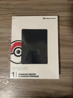Pokemon Center Celestial Espeon & Umbreon Premium TCG Binder - New and Sealed - Image 1