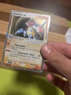 HOLO BLEED!! Pokemon Armaldo ex POP Series 1 Ultra Rare Stage 2 Holo 016/017 1 - Image 4