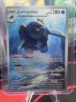 Pokemon TCG Carracosta 107/086 Illustration Rare Sv: Black Bolt - Image 1