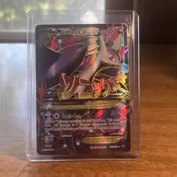 Pokemon TCG M Latios Ex Roaring Skies Full Art Holo 102/108 Damaged - Image 1