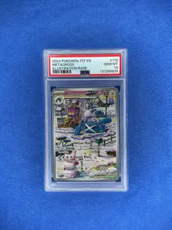 2024 Pokemon Metagross Illustration Rare Temporal Forces #178 PSA 10 - Image 1