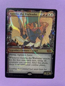 Aurelia, The Warleader Halo Foil Multiverse Legends 0165 MTG - Image 1