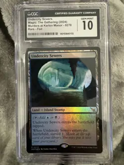 Undercity Sewers Foil CGC 10 MTG Murders at Markov Manner Magic the Gathering - Image 1