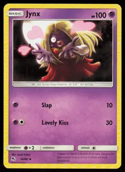 Jynx 30/68 Uncommon Hidden Fates Pokemon Near Mint - Image 1