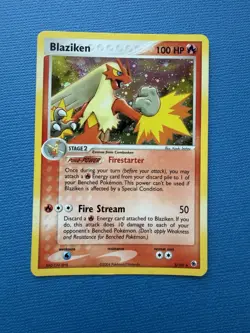 Pokemon TCG - Blaziken - Holo Rare - 3/109 Ruby & Sapphire LP - Image 1