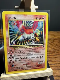 Pokemon Card Neo Revelation Ho-Oh 7/64 Holo Rare - Image 1