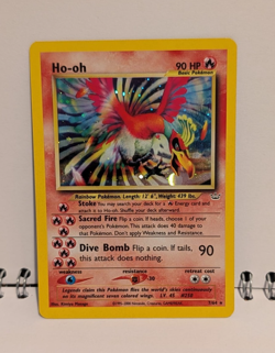 Pokemon TCG Ho-Oh Holo Neo Revelation Vintage Card 7/64 NM+ - Image 1