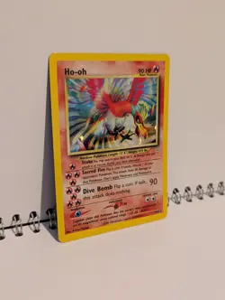 Pokemon TCG Ho-Oh Holo Neo Revelation Vintage Card 7/64 NM+ - Image 2