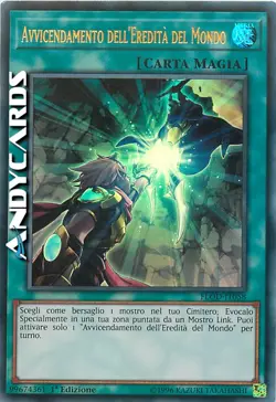 AVVICENDAMENTO DELL'EREDITA DEL MONDO • Ultra R • FLOD IT058 • 1Ed • Yugioh! - Image 1