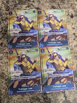 One Piece TCG 4x Trafalgar Law ST03-008 Offline Regionals Promo *SHIPS NOW* - Image 1