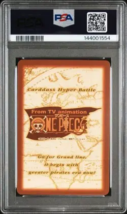 PSA 8 One Piece Carddass Luffy C01 Hyper Battle First Stage CHB Japanese 1999 - Image 2