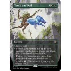 Tooth And Nail (borderless) M/NM Magic: The Gathering MTG Commander Masters - Image 1