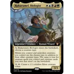 Rukarumel, Biologist (extended Art) M/NM Magic MTG Commander Masters - Image 1