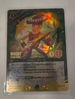 2x Disney Lorcana TCG Woody Top 8 Store Champ Promo Foil - Image 4