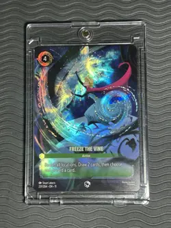 Disney Lorcana Freeze the Vine Enchanted Foil 231/204 Set 11 English Elsa - Image 1