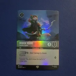 Lorcana Disney - Robin Hood - Capable Fighter (Epic) 220/204 - Holo Foil Fabled - Image 1