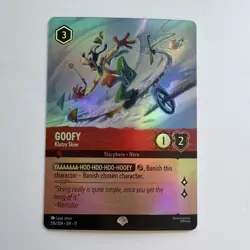 Goofy Klutzy Skier 216/204 Epic Holofoil Winterspell NM Disney Lorcana - Image 1