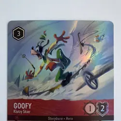 Goofy Klutzy Skier 216/204 Epic Holofoil Winterspell NM Disney Lorcana - Image 3