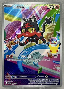 Popplio Rowlet Litten MEP 043 044 045 Pokemon 30th Anniversary First Partner - Image 2