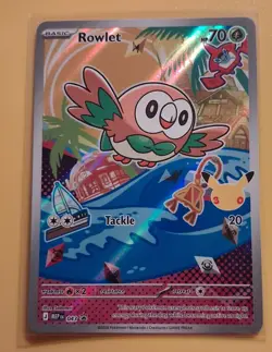 Popplio Rowlet Litten MEP 043 044 045 Pokemon 30th Anniversary First Partner NM - Image 4