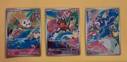 Popplio Rowlet Litten MEP 043 044 045 Pokemon 30th Anniversary First Partner NM - Image 1