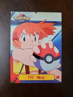 MP! 1999 Pokemon TV Animation Series 1 Misty #TV3 Black Logo - Image 1