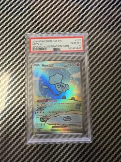 Pokemon Mew EX Bubble Mew PSA 10 Gem Mint 232/091 Sir SV Paldean Fates - Image 1