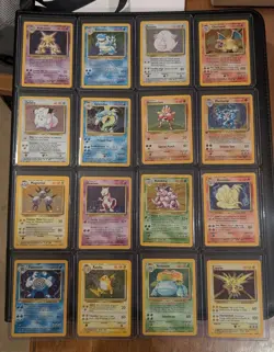 Pokemon Base Set Complete Holo Rare Set - Lightly Played - Image 1