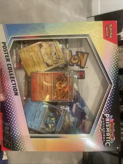 Lot of 3 Pokemon TCG: Prismatic Evolutions Poster Collection - SEALED - Image 1