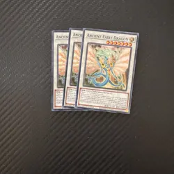 Yugioh x3 Ancient Fairy Dragon RA01-EN030 Super Rare 1st Edition NM - Image 2