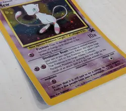 Pokemon Card Mew Holographic Black Star Promo #9 Card WOTC 1999-2000 NM - Image 4