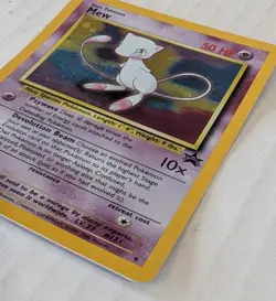 Pokemon Card Mew Holographic Black Star Promo #9 Card WOTC 1999-2000 NM - Image 5